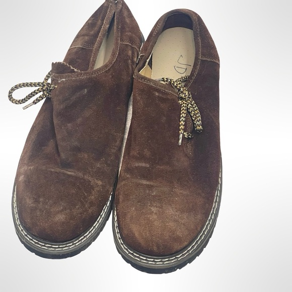 Lederhosen Alpine Men's Brown Suede Shoes sizes 44,46,48 - Picture 4 of 5